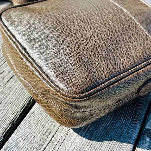 Louis Vuitton Dimitri Leather Shoulder Bag M32468 Brown Authentic Made in France - Picture 8 of 16